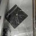 Salon Tray, Silver Salon Tray, Tattoo Tray on Wheels, Metal Salon Rolling Tray, Salon Services Tray Height-Adjustable, (Silver)