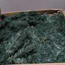 Prelit Christmas Garland, 50 LED Battery Operated Christmas Garland with Lights, 9FT Lighted Christmas Garlands for Stairs Mantel Door Outdoor