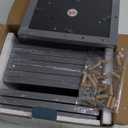 J.M.Deco 12 Opening Collage Picture Frames Wall Decor, 4x6 Collage Photo Frames with Metal hooks, Picture Frame Set for Home Decoration Christmas Gifts, Assembly Required, Ashes