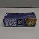 Reli. Dog Poop Bags (400 Bags - Large Single Roll) | Dispenser Box | 9x13" Large Doggie Poo Sack | Use for Yard Pickup | Bulk Single Roll | Unscented, Leak Proof (Black)