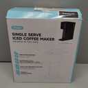 Tastyle Mini Hot and Iced Coffee Maker Single Serve, for K Cup and Ground, 6 to 14 Oz Brew Sizes, with Recipe Book, for Home, Travel, RV, Office and Dorm, Classic Black (2.0 Version)