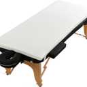HOMBYS Memory Foam Bed Mattress Topper with Removable Cover, Massage Table Mattress Topper with Elastic Bands, Non-Slip Lash Bed Cushion Only, 73"x29"x3"
