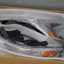 Headlights Assembly with Amber Corner Replacement for Sonata 2011-2014 Headlamps Driver and Passenger Side