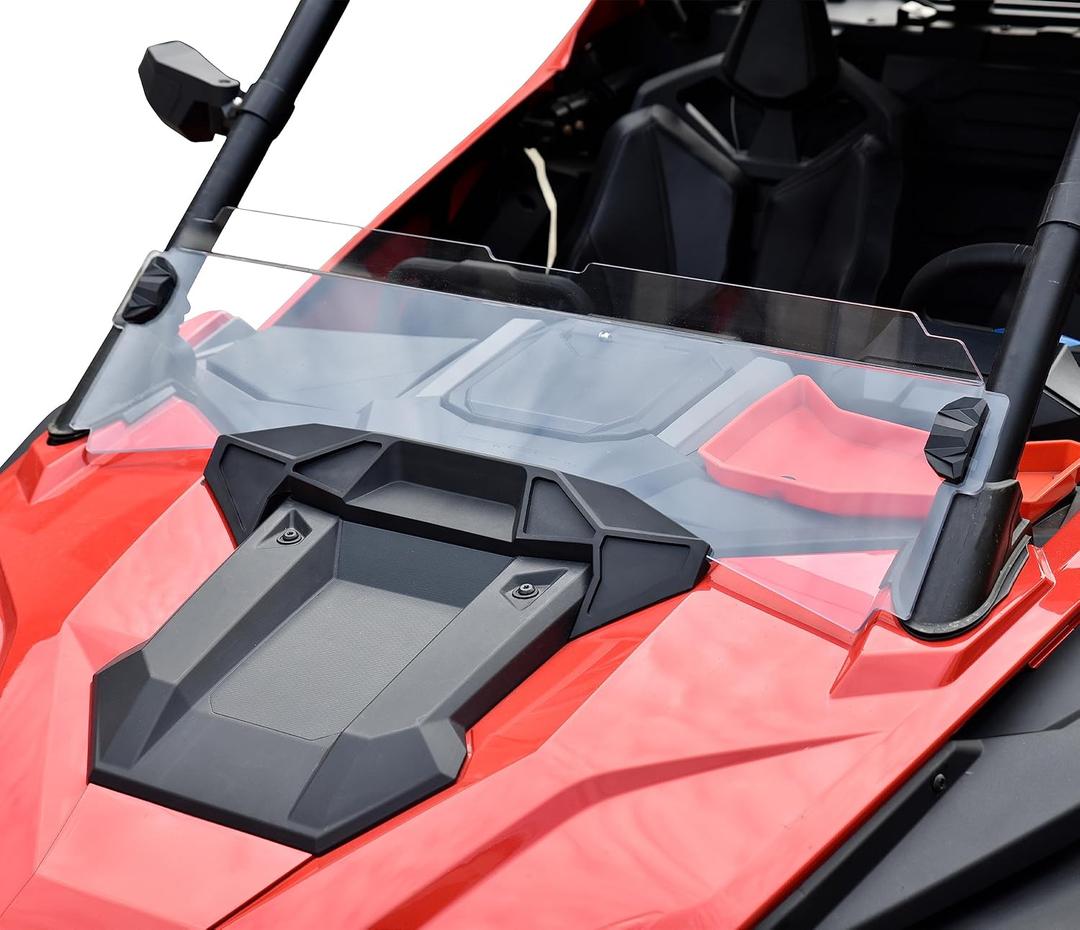 SAUTVS Clear Half Windshield for RZR Pro XP/RZR Pro R/RZR Turbo R, Half Windshield for Polaris RZR Pro XP/ XP4 2020-2024 RZR Pro R/ RZR Turbo R/ R4 2022 2023 2024 Accessories, Replace #2884966