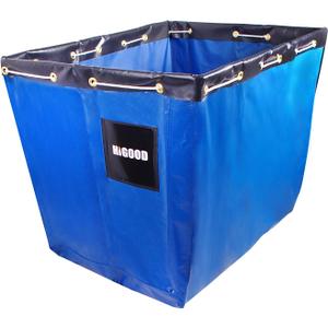 Replacement Liner, Vinyl, 12bushel, Blue,36" L X 26" W X 28" H Capacity