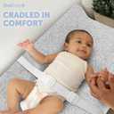 Jool Baby Changing Pad Covers (2 Pack) Soft & Comfortable, Fits Most Standard Diaper Changing Pads (Off-White & Gray-Wave)