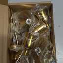 4PCS Candle Holder, Taper Candle Stick Holder - Gold Candle Holders, Holders Vintage Decor Dinner Table Dining Room Centerpieces Decorations for Wedding Fireplace Mantel.(Candles are not Included)