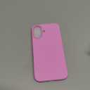 IceSword Compatible with iPhone 16 Case Lovely Pink Hot, Silicone Phone Case Cover Slim Thin Protective, Soft Neutral Premium Gel Anti Scratch Pastel [Shockproof] 6.1 inch iP16 - Lovely Pink