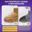 Shoe Protector Spray 6. 76 fl oz - Waterproof Suede & Leather Shoe Spray for Sneakers, Canvas, Boots - Breathable Rain & Stain Repellent - Fast-Drying, Long-Lasting Protection