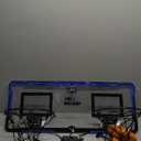 2 Player Basketball Game, Dual Shot Over The Door Mini Basketball Hoop Indoor with Scoreboard, Basketball Toy Gifts for Kids Boys Girls Adults, Suit for Bedroom/Office/Outdoor/Pool, Blue