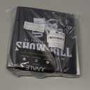 Playbill Binder - 10 x 9.5 in, 4-Inch Spine, 3-Ring, Black Leatherette Cover - Folder with 30 Plastic Sleeves - 2 Pockets Per Sleeve