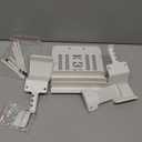 KDD Headphone Stand, Controller Holder & Headset Holder for Desk, Earphone Stand with Aluminum Supporting Bar, Universal Storage Organizer Headphones/Controller/Switch/Mobile Phone(White)