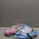 SLOOSH 2-Pack Inflatable Pool Floats Mat - XL Pool Floaties Adults Size with Headrest, Sun Tanning Raft Lake Beach Swimming Pool Party Toys Floating Lounge Above Water Keep Cool (Blue/ Pink)