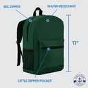 Yacht & Smith 48 Pack Backpack, Bulk 17 inch Lightweight Outdoor Travel Gym Corporate Events Bag