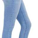 Savi Parker Womens Maternity Jeans Over The Belly - Pregnancy Clothes for All Seasons, Maternity Pants (Blue, L)