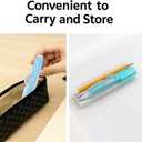 2 x 10 PCS Correction Tape Pens White-Out Applicator with Protective Cover, Smooth Ink Tape, Aesthetic Pen Design for School & Office Supplies (Retractable & Refillable)