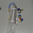 R134A & R1234YF & R410A AC Oil Dye Injector Kit with R134A Quick Coupler R1234YF Quick Coupler R410A Adapter 2 Oil Checkers 2 oz Measuring Cup