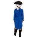 Morph George Washington Costume Kids, George Washington Costume for Boys, President Costume for Boys (Small)
