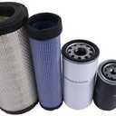 Filter Kit 006000789F1 006008803F1 006000790F1 006006648D1 000013427P04 Compatible With Mahindra 5525 2WD-T3 6525 2WD-T3 Tractors