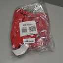 Kaximil Women's Square Neck Ruffle Hem Mini Dress Ruched Waist Short Party Dresses (Red, S)