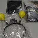 Halloween Couples Costumes for Adults - Oversized Moth Wing Cape with Antenna for Women, Light Up Bulb Headband for Men (Orange)