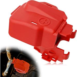 Red Positive Battery Terminal Cover for Honda Accord CRV Civic Odyssey Pilot 2005-2015 and Acura ILX MDX RDX ZDX 2007-2021