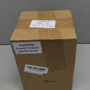 Geelin 2 Set Christmas Gingerbread Gift Resin Gingerbread Tree Figurines Christmas Table Decorations for Tabletop Centerpiece Home Mantel Collectible Gifts, 7.09" x 3.94" x 2.36"(Vintage Brown)