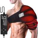 Shoulder Heating Pads - Low Voltage Fast Heating Brace for Pain Relief, Heated Wrap for Rotator Cuff, Frozen Shoulder