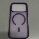 SUPFINE Magnetic for iPhone 17 Pro Case (Compatible with MagSafe)(Military Grade Drop Protection) Translucent Matte Shockproof with Anti-Fingerprint Phone Cover 2025,Dark Purple