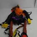 Halloween Decorations Outdoor Crashing Witch: 44'' Flying Crashed Witches Hanging into Tree - Halloween Decor for Yard Garden Porch (Orange(44 Inch))