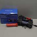 Blue Tire Inflator Portable Air Compressor, Heavy Duty Double Cylinders Auto Pump, 12V Portable Air Compressor Pump with Emergency LED Light - 150PSI Tire Pump, Apply to Car, SUV, RV