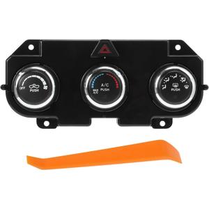 A/C Heater Climate Control Module for Dodge for Ram 1500 3500 2014-2018 for Ram 1500 Classic 2019-2024 HVAC Control Switch Panel No.68268190AA/68186217AD