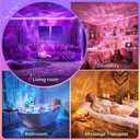 Ambient Lighting, 216 Modes Mood Lighting, 3-in-1 Sunset Lamp & Ocean Lamp & Northern Lights Projector with Remote, Mothers Day Gift Ideas, Room Lights for Bedroom,13 Year Old Teen Girl Gifts