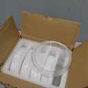 Huanyu 100mm Glass Petri Dish with Lids High Borosilicate Glass Petri Dishes Bacterial Culture Dishes for Lab Science Experiment (5pcs: 100mm)