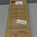 Criusia Clear Drawer Organizer 7 PCS - 5 Size Plastic Versatile Kitchen and Bathroom Organizer Trays, Non-Slip Storage Bins for Makeup, Utensils, Tool and Office Desk