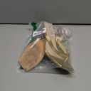 Women's Kitten Heels Sandals Square Open Toe Flip Flop Heels 1.8-2 Inch Heeled Sandals for Women 7.5 Gold