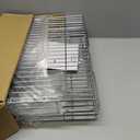 Pull Out Cabinet Organizer 20" W x 21" D 2-Tier Individual Slide Out Drawer Pantry Shelf Storage for Kitchen Base Cabinet Organization for Kitchen, Bathroom, Pantry, Chrome