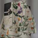 Flour Sack Kitchen Towels Set of 2-18x26 Cotton Dish Towels with Hanging Loop Reusable Tea Towel for Cleaning Spring Absorbent Dishcloths Cute Home Decor Housewarming, Retro Cats Floral