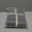 MooMee Bedding Duvet Cover Set 100% Washed Cotton Linen Like Textured Breathable Durable Soft Comfy (Solid Black, Super King 108"x98")