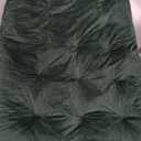 MAXYOYO 8" Futon Mattress, Full Size Extra Thick Futons Sofa Couch Bed for Adults, Velvet Floor Mattress Shredded Foam Filling (Frame Not Included) (Green)