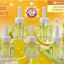 Arm & Hammer Plug in Scented Oil 5 Refills, Lemon Verbena, 3.24 Oz