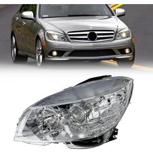 Headlight Assembly for Mercedes Benz W204 C Class Headlamp C300 C230 C350 2008 2009 2010 2011 (Left Driver Side)