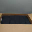 JOLLYVOGUE Queen Comforter Set, Ultra-Soft Bed in a Bag Queen Size 7 Pieces, Oeko-TEX Certified Bedding Set with Down Alternative Comforter, Sheets, Pillowcases & Shams, Black & Light Grey