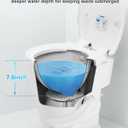 Kohree RV Toilet, 18.5 Residential Height, Soft Close Seat & Cover, Deeper Bowl & Longer Seat, Efficient Gravity Flush System, Foot Pedal Operation, Universal Fit for RV Motorhomes Campers, White