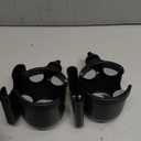 Guiseapue 2 Packs Cup Holder for Walker: Stroller Cup Holder Attachment with Phone Holder, Wheelchair/Stroller Accessories for Uppababy, Nuna, Doona, Bike, Scooter, Baby Travel Essential