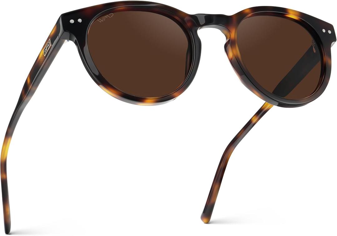 WearMe Pro Round Polarized Sunglasses for Women - Retro Classic UV400 Protection for Driving & Everyday Wear
