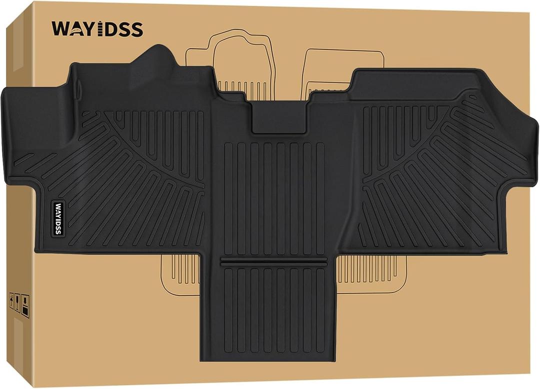 Floor Mats Fits 2018-2024 2025 2026 Dodge Ram Promaster 1500/2500/3500,TPE All Weather Protection Car Front Row Mats, Black mat Accessories(Not Fit for EV & Ram Promaster City)
