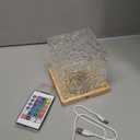 Aurora Borealis Night Light Projector, Keyora Northern Dreamscape Ambient Lamp, Galaxy Ocean Wave Night Lighting with Remote, Bedroom Decor Christmas Gifts for Girls and Boys(Wood,Rechargeable)