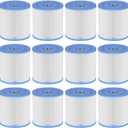 Type I Pool Filter Cartridge 58093 Compatible with Summer Waves Type I P53RX0330000 / P53FX0330000 for 300/330 Gal/H Filter Above Ground Pool Pump (12 Pack)