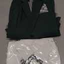 DISAUR Boy Suit 6 Pcs Boy Formal Wear Including Vest,Pants, Dress Shirt,Kerchief and Bow Tie for Formal Occasions 6-14 Years (11-12 Years)